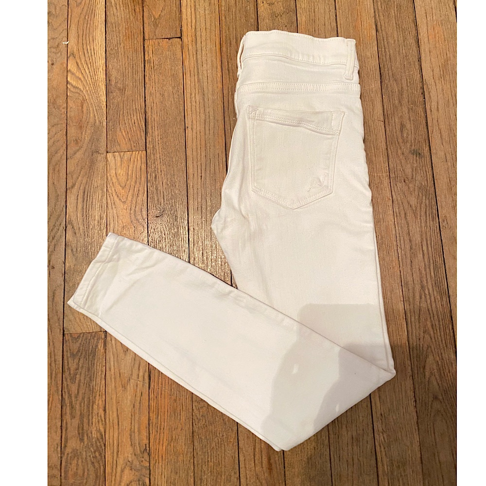 Skinny White Denim Jeans